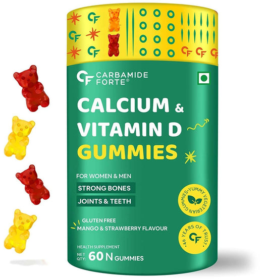 Carbamide Forte Calcium with Vitamin D Gummies for Men & Women -  usa australia canada 