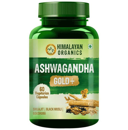 Himalayan Organics Ashwagandha Gold+ Capsules -  usa australia canada 
