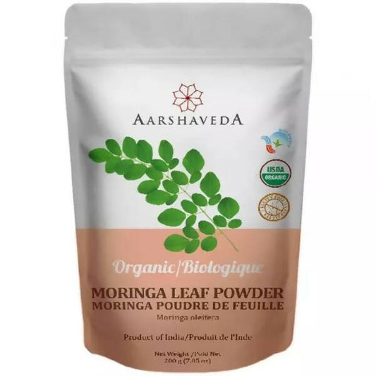 Aarshaveda Organic Moringa Powder - usa canada australia