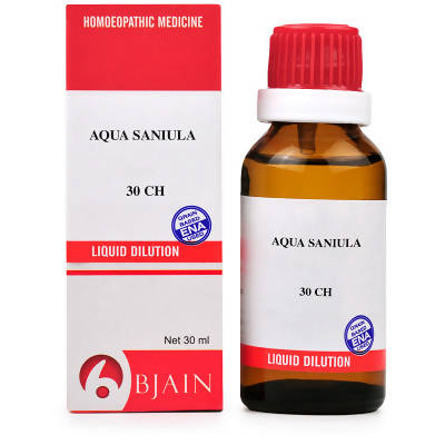 Bjain Homeopathy Aqua Saniula Dilution - usa canada australia