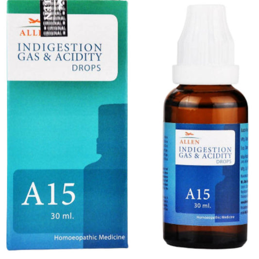 Allen Homeopathy Indigestion Gas & Acidity Drops - BUDNE